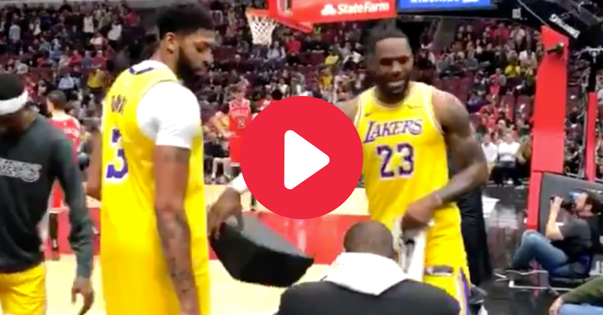 LeBron James Shuts Up Heckler From the Lakers Bench