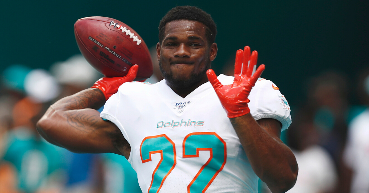 Dolphins Release RB After Arrest for Punching Pregnant Girlfriend