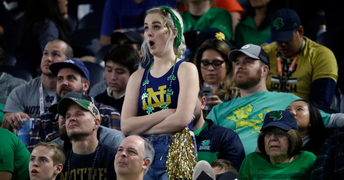 Notre Dame S Home Sellout Streak Ends After 46 Years Fanbuzz