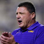 Ed Orgeron's voice is quintessentially Cajun, a product of his deep  Louisiana roots