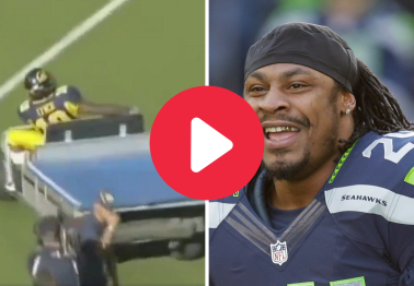 Marshawn Lynch's Golf Cart Ride Will Forever Be His Greatest Moment