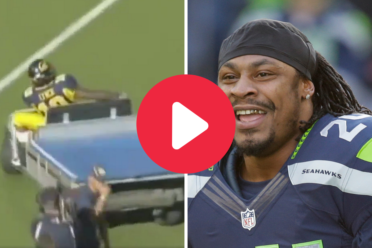 Marshawn Lynch’s Golf Cart Ride Will Forever Be His Greatest Moment