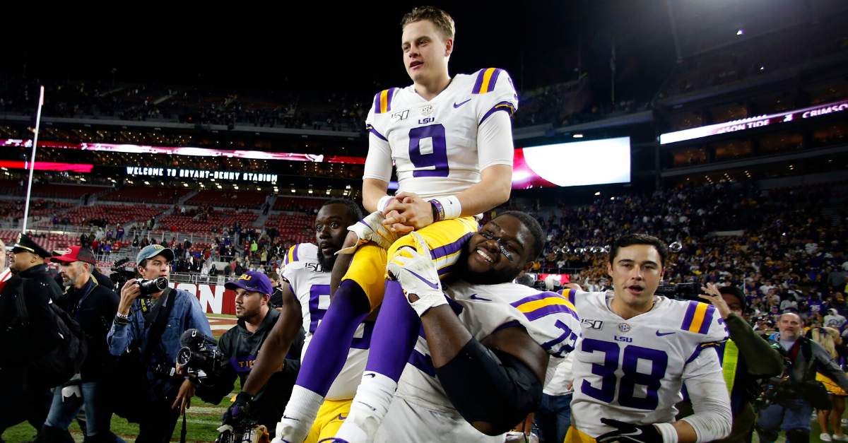 LSU quarterback Joe Burrow's high school will name stadium after him