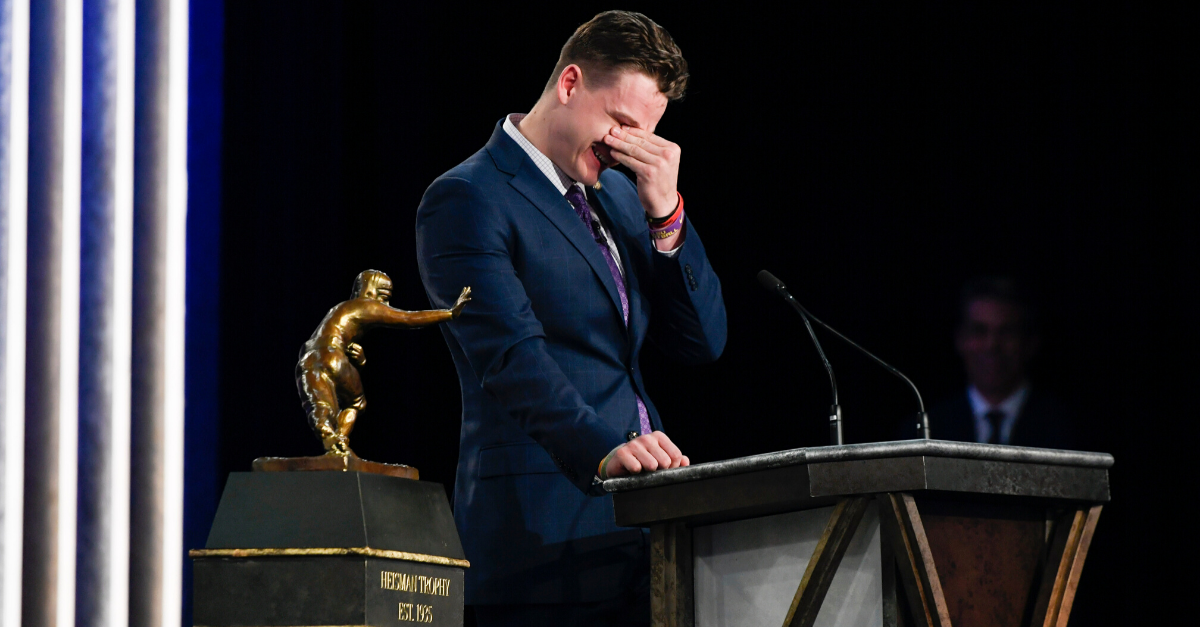 Joe Burrow's Heisman Speech Inspires 425,000 in Donations to Hometown