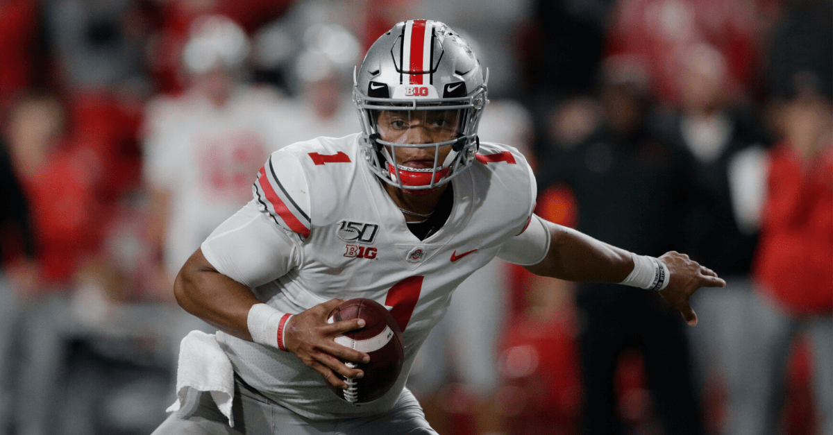 Justin Fields Named Big Ten Offensive Player of the Year