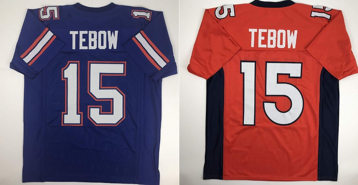 Tim Tebow Jerseys: Own Them All, From NFL to Major League Baseball ...