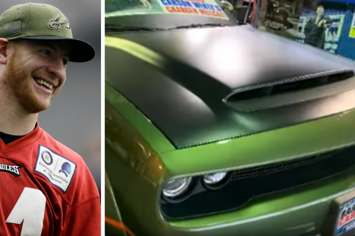 Carson Wentz’s Eagles-Themed Dodge Challenger is Up For Sale