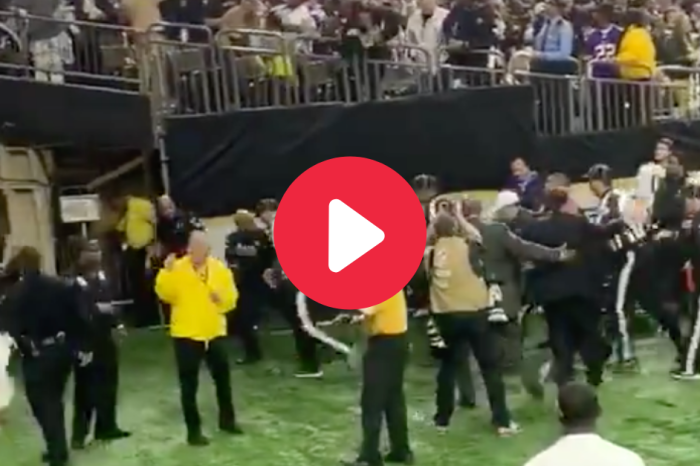 Saints Fans Throw Trash at Officials After ‘No Call’ Against Vikings
