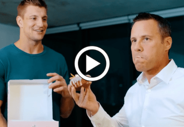Gronk's Surprise Donut Delivery Sums Up His Retirement Life