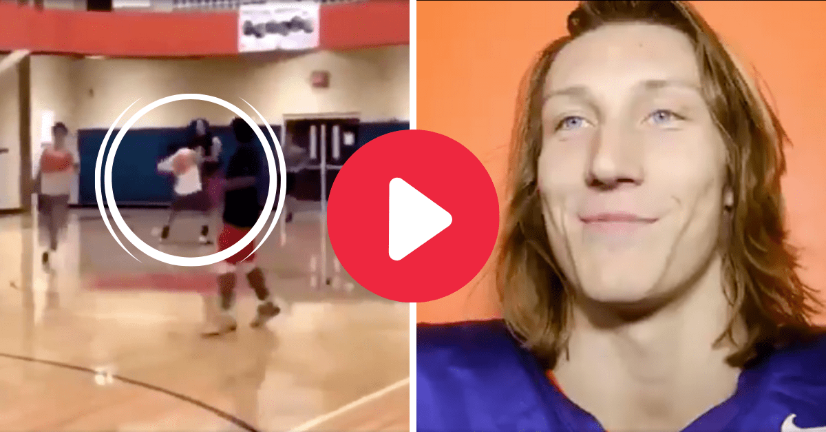 Trevor Lawrence Shoved a Basketball Player, Then Smiled About It