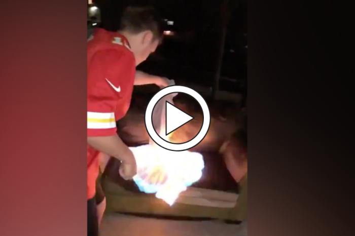 Chiefs Fan Sets Himself on Fire During Super Bowl Celebration