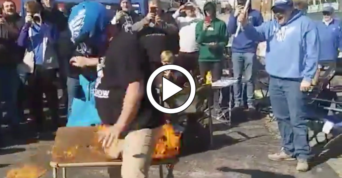 Man Sets Groin on Fire, Proving XFL Fans Are Crazy as Hell