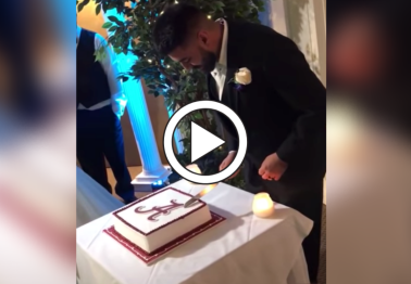 LSU Bride Pranks Alabama Groom With Wedding Cake Surprise