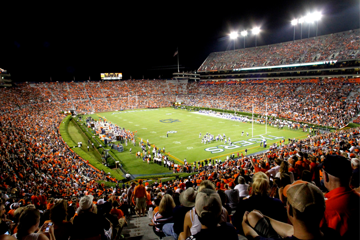 auburn university football tours