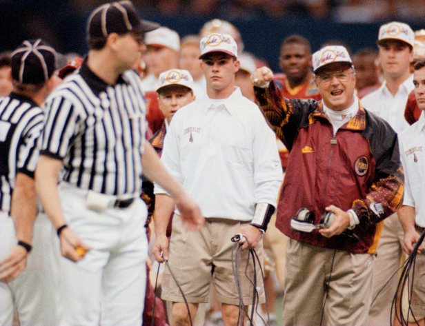 Bobby Bowden Yells During Sugar Bowl