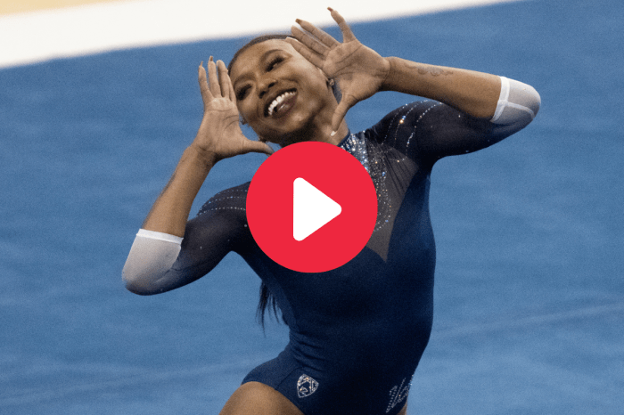 UCLA Gymnast Delivers Viral “Dance Party” Floor Routine