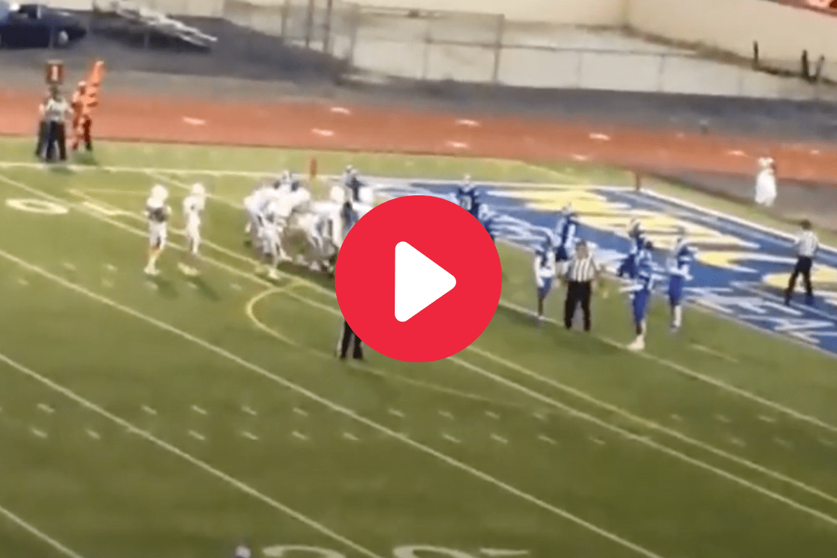 HS Football Player Head-Butts Official, Game Ends Before Halftime