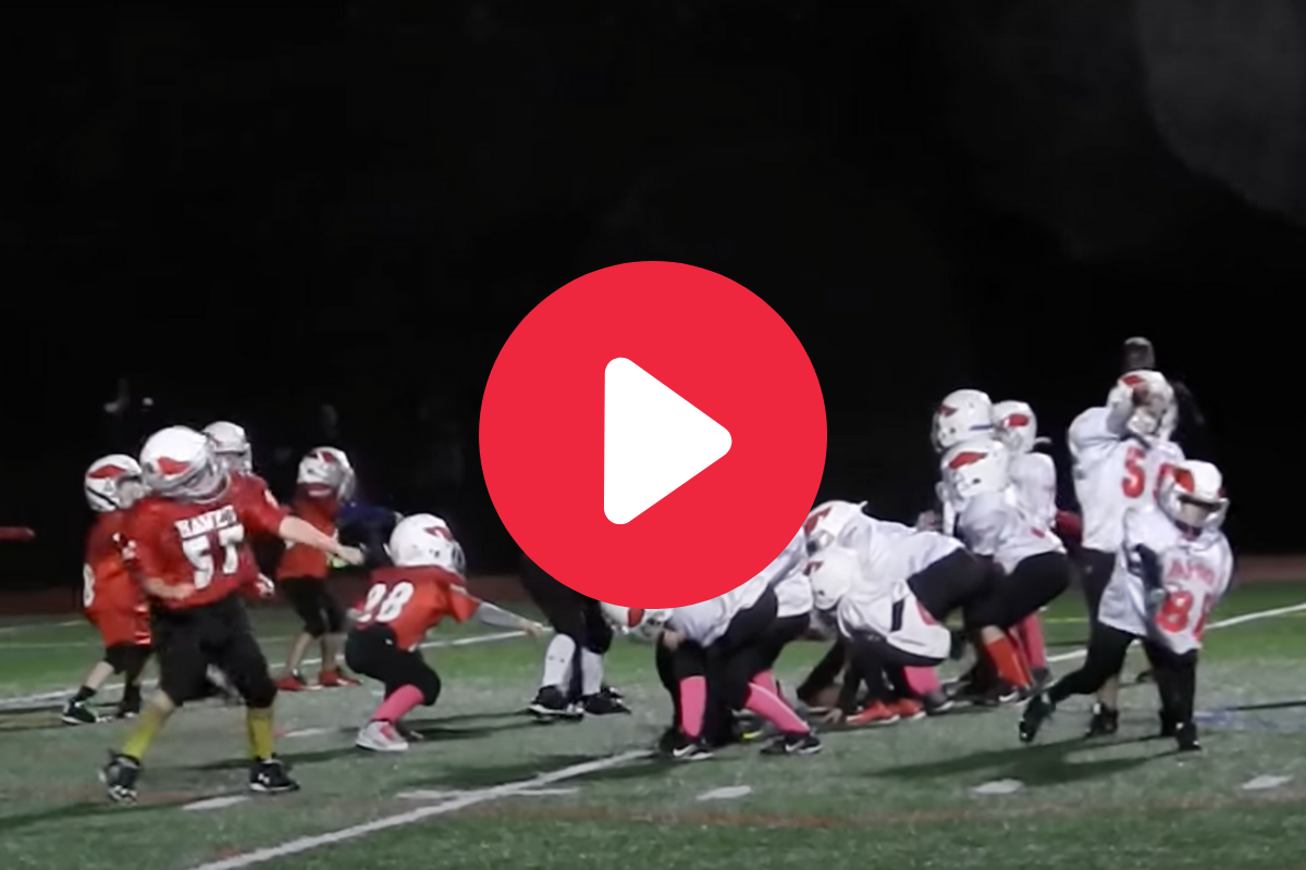 Pee Wee Football Players Break Into Dance, Become a Viral Hit