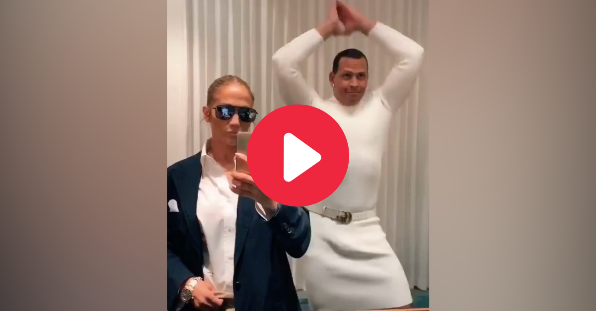 A-Rod Belly Dances in J-Lo’s Dress in Hilarious Viral Video