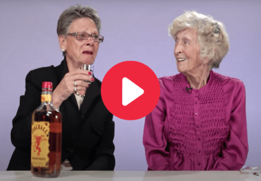 Hilarious Grandmas Drink Fireball Whiskey for the First Time