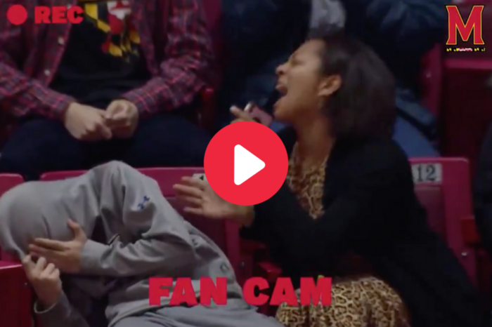 Mom Embarrasses Her Son With Jumbotron Lip-Sync Performance