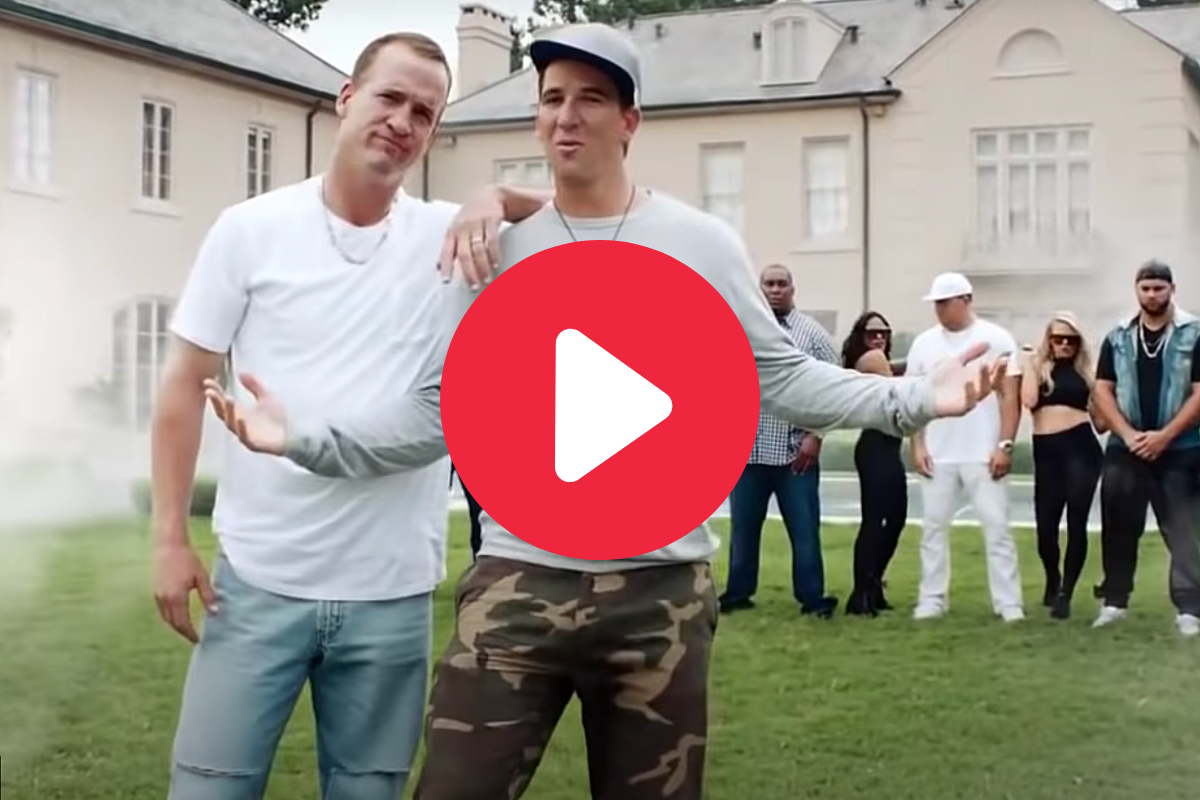 Peyton and Eli Manning’s Rap Video Will Forever Be Cringeworthy
