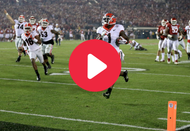 Sony Michel's Rose Bowl Walk-Off Never Stops Being Awesome