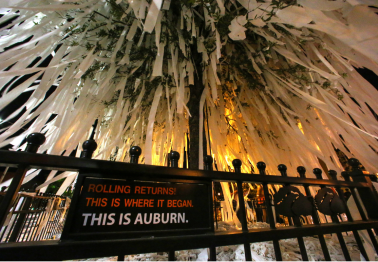 Rolling Toomer's Corner is an Untouchable College Tradition