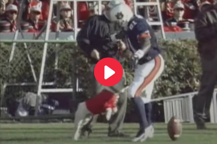 Remember When Uga Snapped at an Auburn Player’s Crotch?