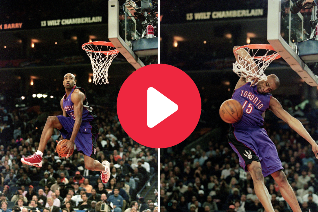 Vince Carter's performance at the 2000 NBA Slam Dunk Contest is iconic.
