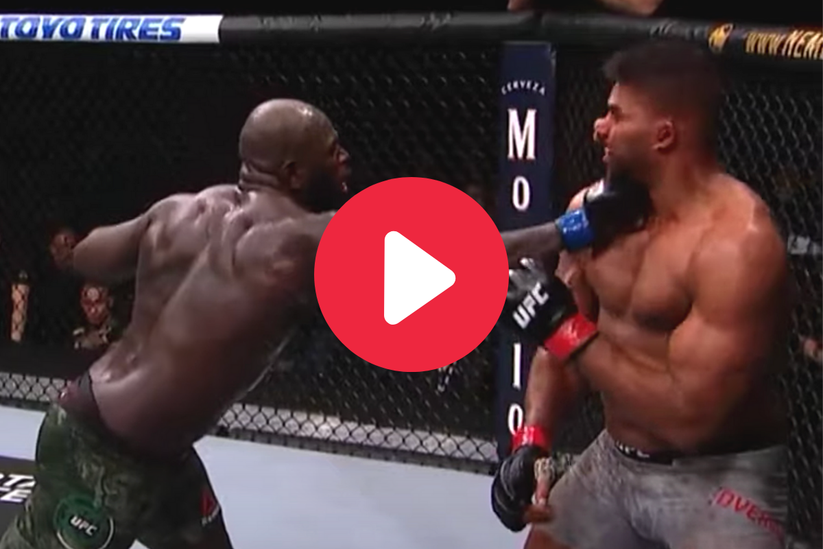 UFC Fighter’s Lip Explodes From Massive Right Hook