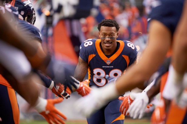 Demaryius Thomas Before Broncos Game