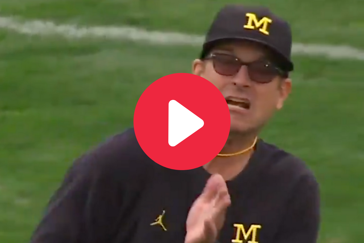 We’re Still Laughing at Jim Harbaugh Getting Hit By a Football