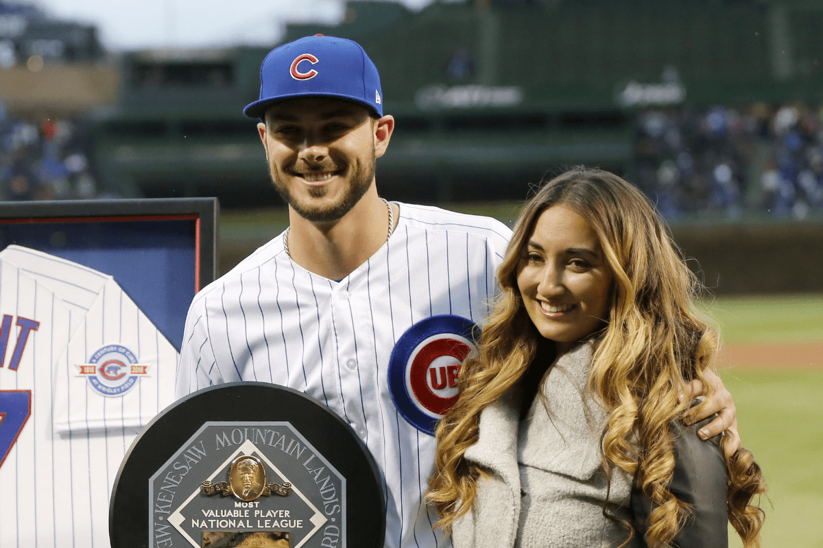 Kris Bryant Wife: Who is Jessica Delp? + Son Kyler Lee & MLB Career ...