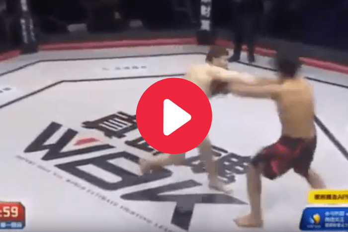 Fighter Lands Cheap Shot KO with Fake Glove Touch