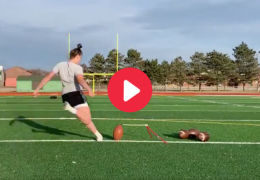 Female Kicker Nailing 55-Yard FG Takes Girl Power to Another Level