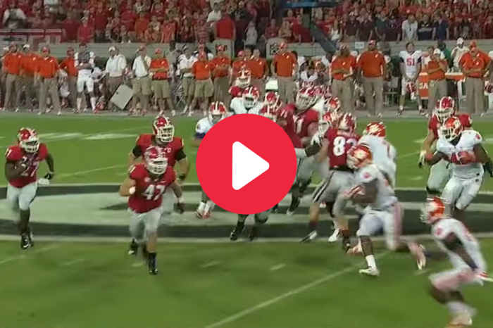 Nick Chubb’s 1st Career Touchdown Left Clemson in the Dust