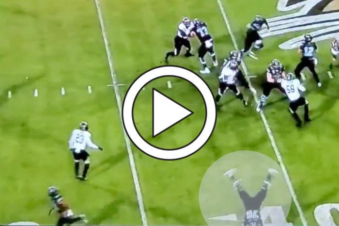 This 300-Pound Lineman’s “Cartwheel” Trick Play Never Gets Old