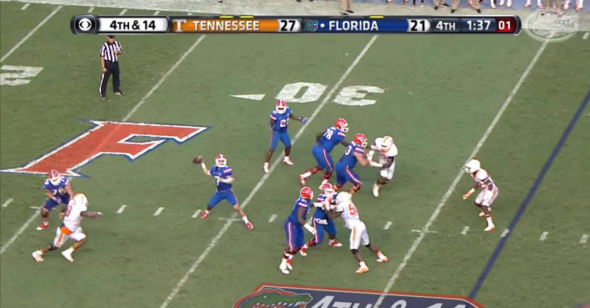 Florida’s Miraculous 4th-and-14 Stunned Tennessee in The Swamp