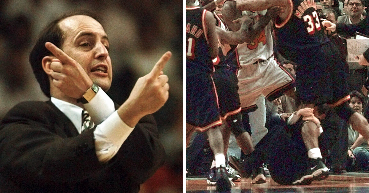 Jeff Van Gundy’s Attempt to Stop NBA Brawl Was Pure Comedy