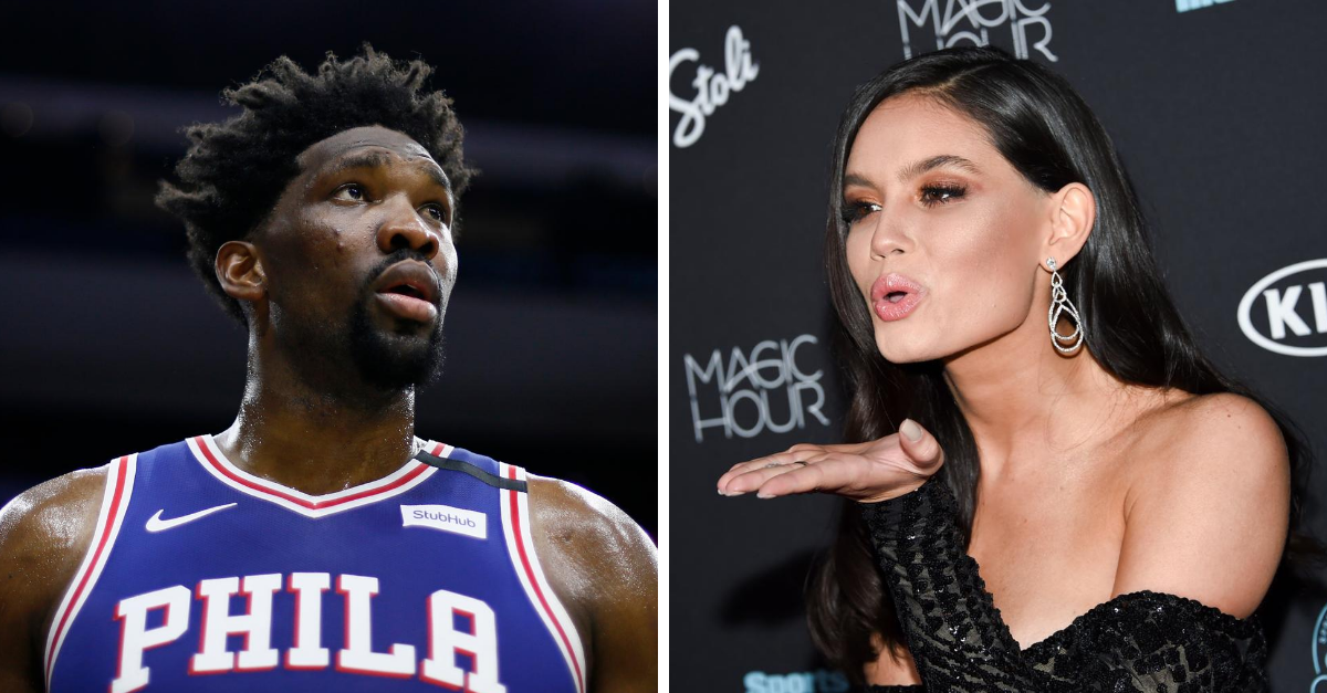 Joel Embiid Girlfriend: Model Anne de Paula + Their New Baby Boy | Fanbuzz