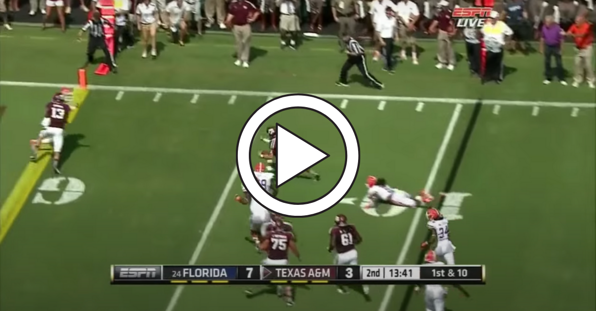Johnny Manziel Rushed For His 1st TD and Never Looked Back