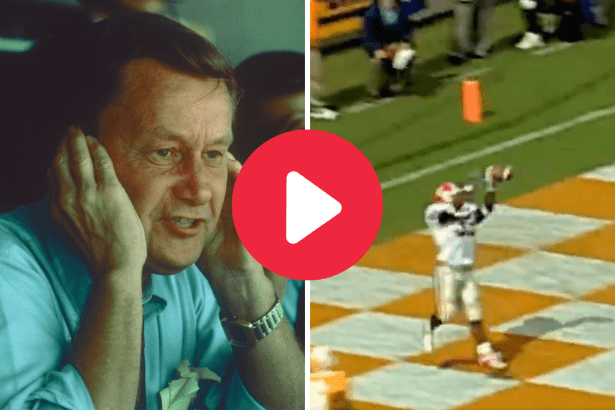Larry Munson’s “Hobnail Boot Game” Call Still Gives Us Goosebumps 20 Years later
