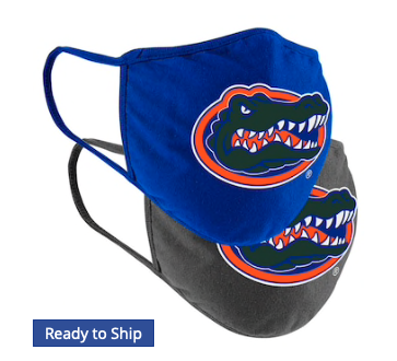 Florida Gators Colosseum Adult Logo Face Covering 2-Pack