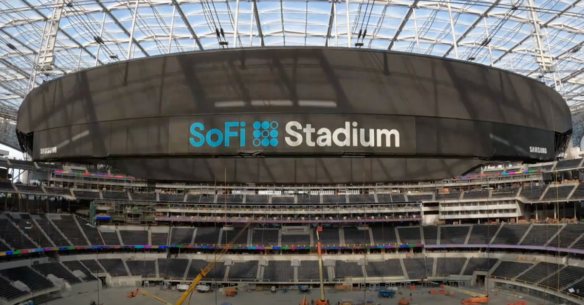 SoFi Stadium unveils 4K dual-sided videoboard - Football Stadium