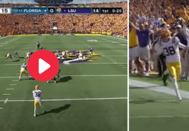 LSU?s Fake Punt Brought the House Down, And a Dumb Penalty Spoiled It