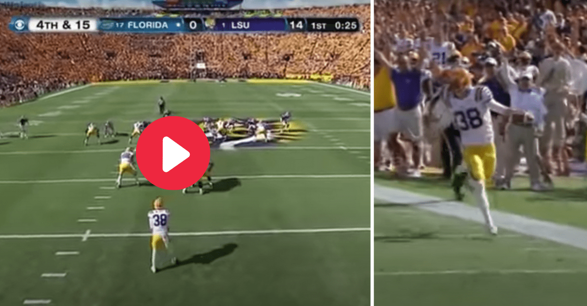 LSU’s Fake Punt Brought the House Down, And a Dumb Penalty Spoiled It
