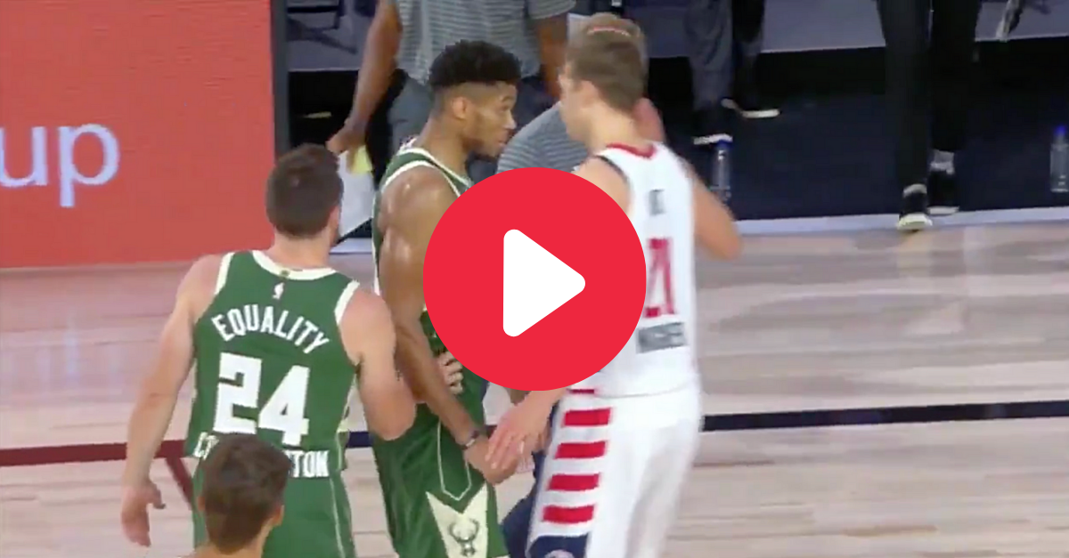 Giannis Was Ejected for Headbutting a Wizards Player