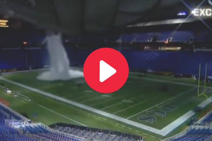 The Vikings’ Stadium Collapse Looked Like a Movie Scene