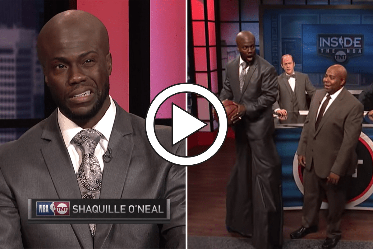 Kevin Hart Used Stilts to Impersonate Shaq in Hilarious SNL Skit